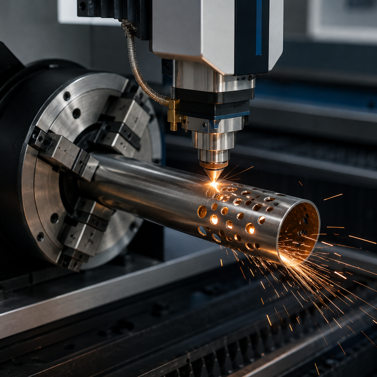 Gia công cắt laser ống
