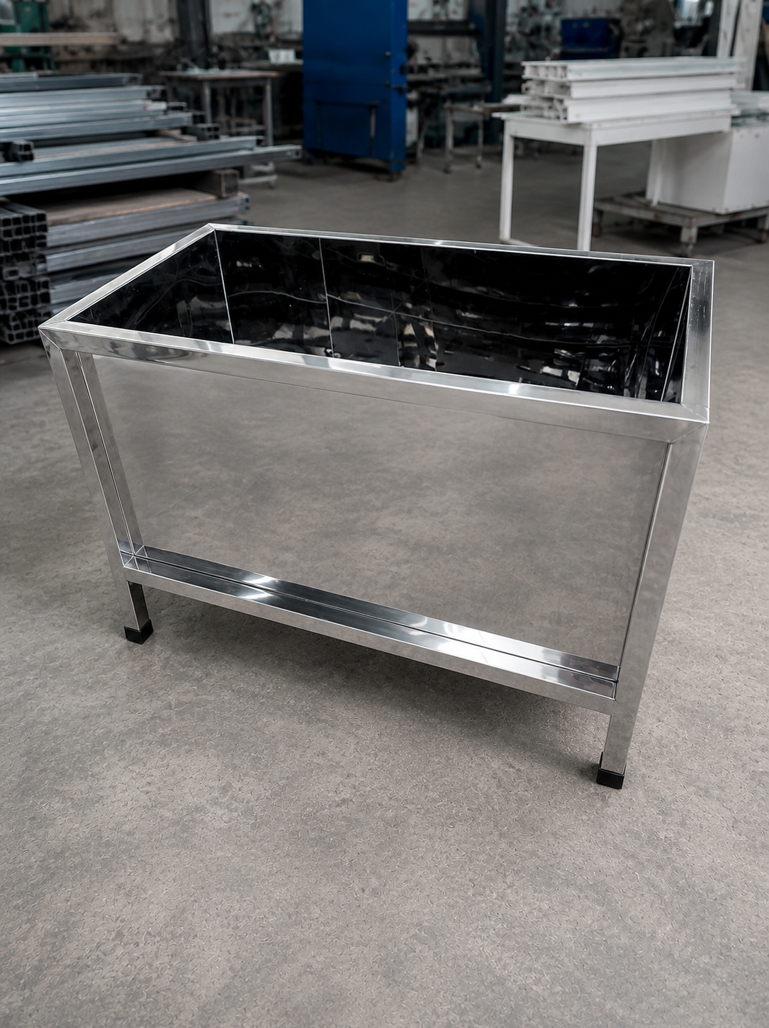 Xe đẩy inox công nghiệp